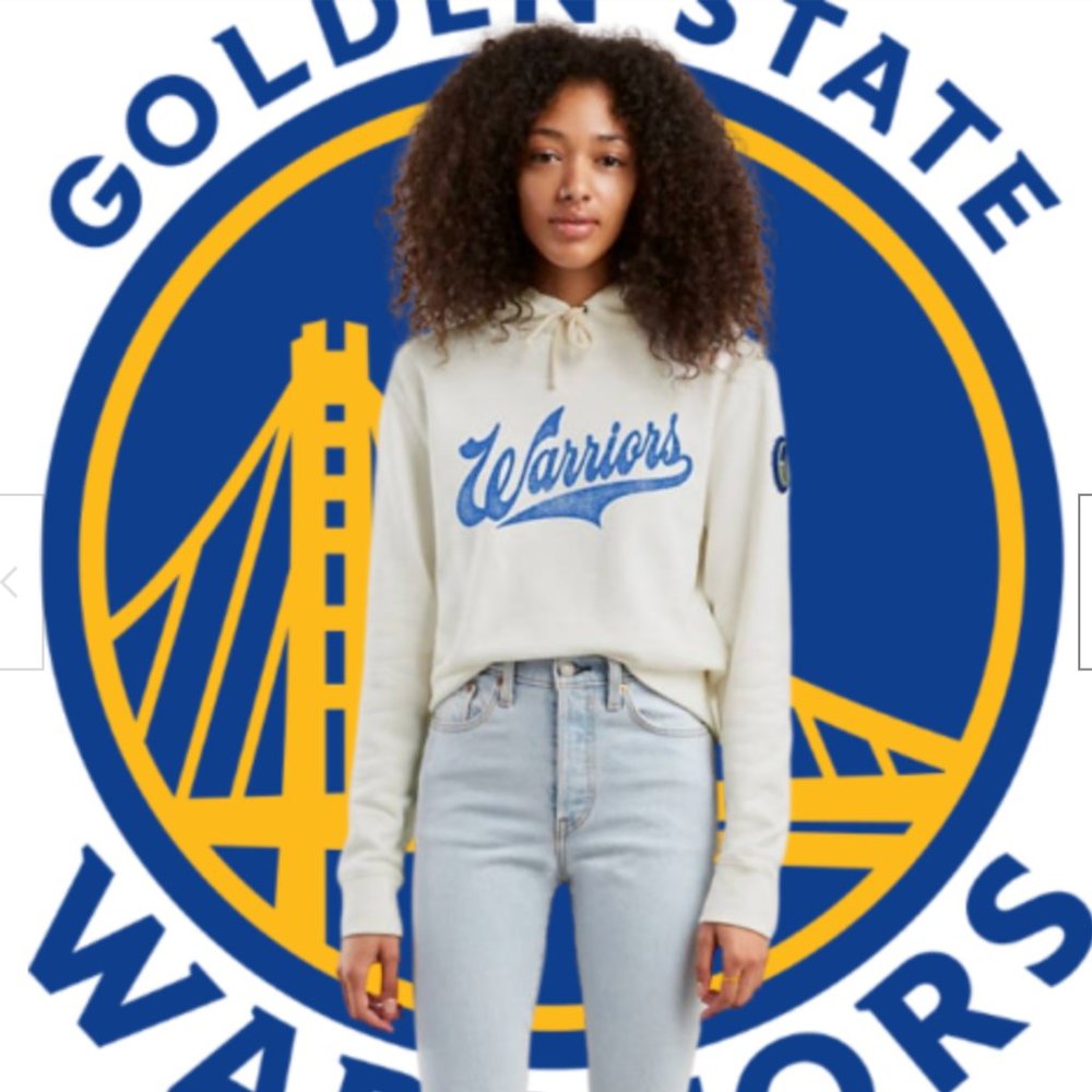 NWOT: Levi's Golden State Warriors Hoodie (M)